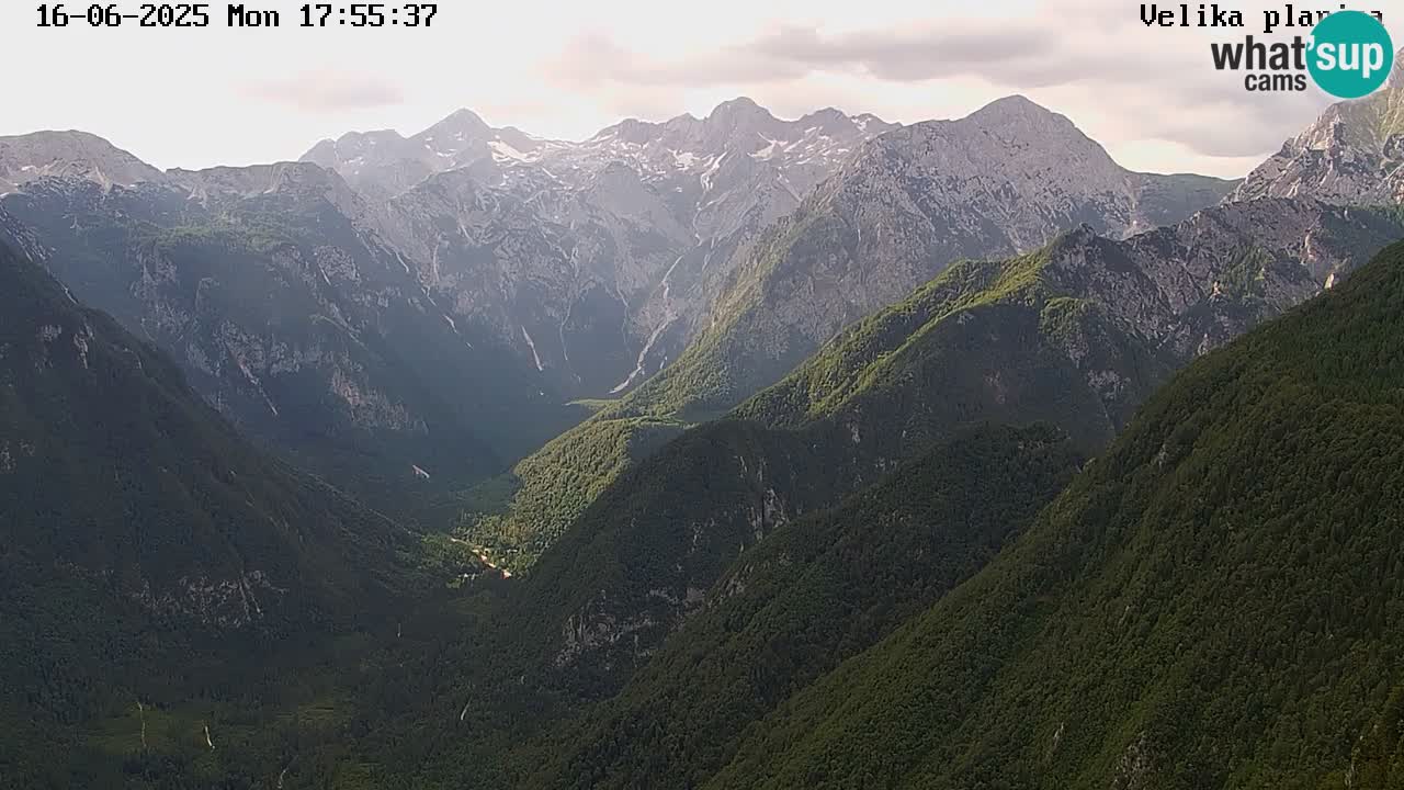 Valle Kamniška Bistrica | Webcam Velika Planina