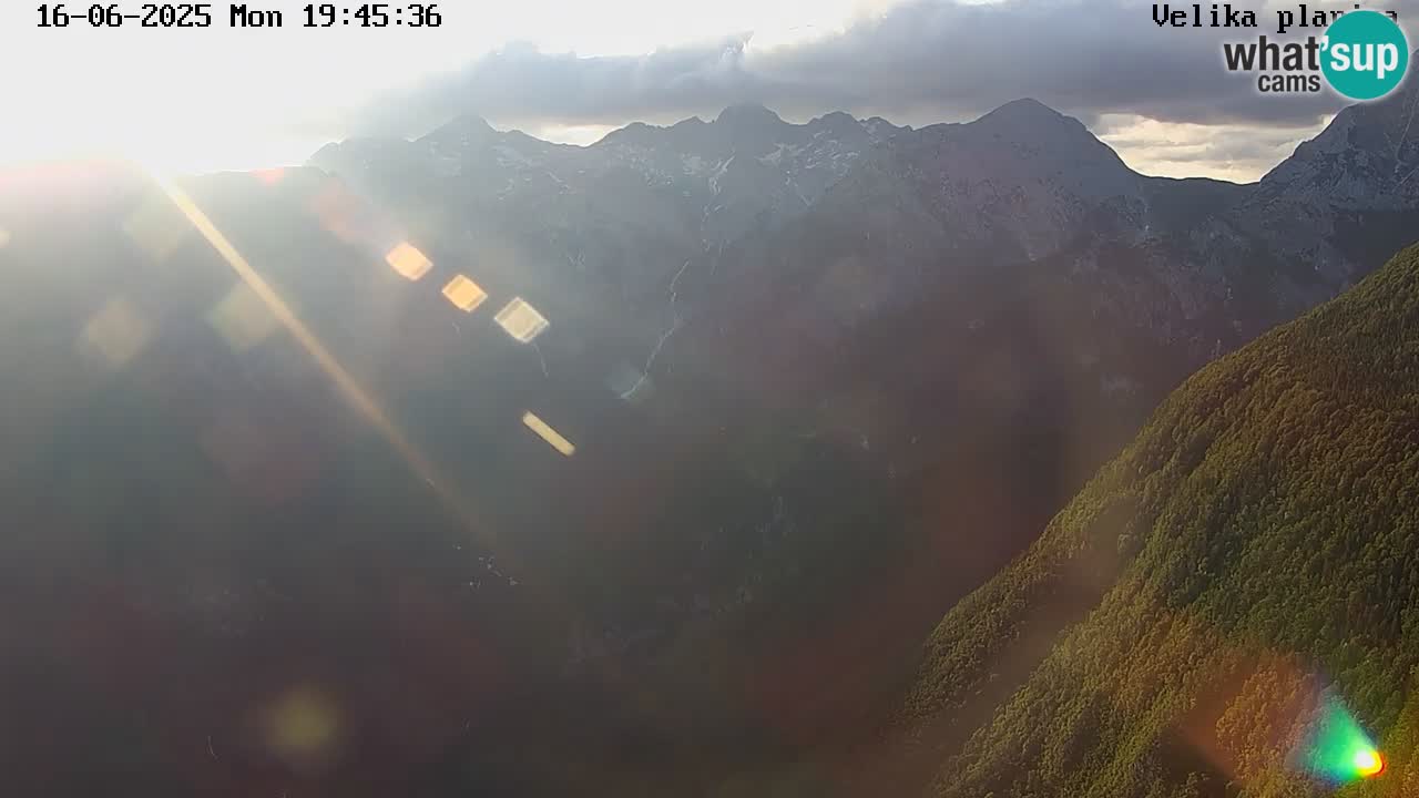 Dolina Kamniške Bistrice | Velika Planina web kamera