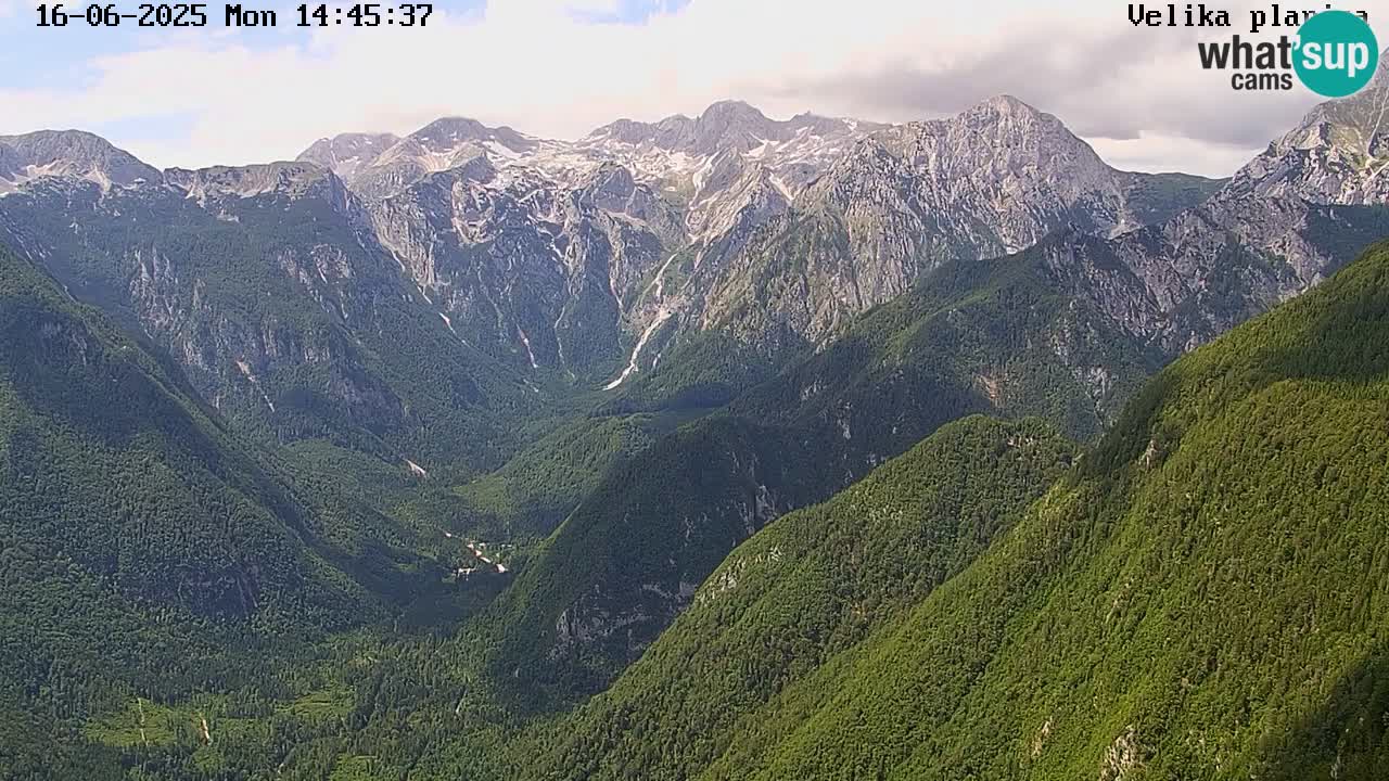 Dolina Kamniške Bistrice | Velika Planina web kamera