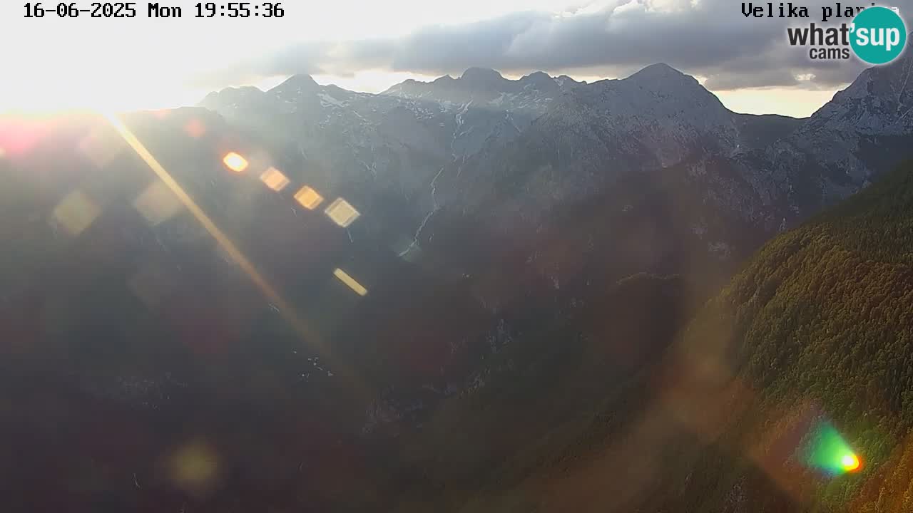 Vallée Kamniška Bistrica | webcam Velika Planina