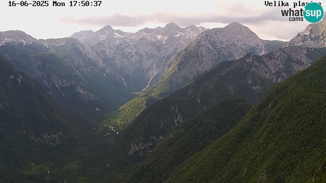 Dolina Kamniške Bistrice | Velika Planina web kamera