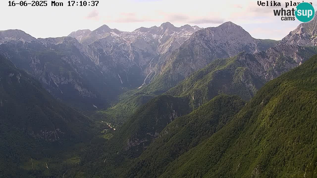 Vallée Kamniška Bistrica | webcam Velika Planina