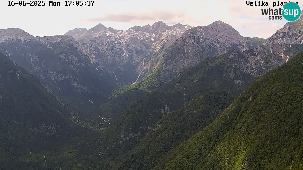 Vallée Kamniška Bistrica | webcam Velika Planina
