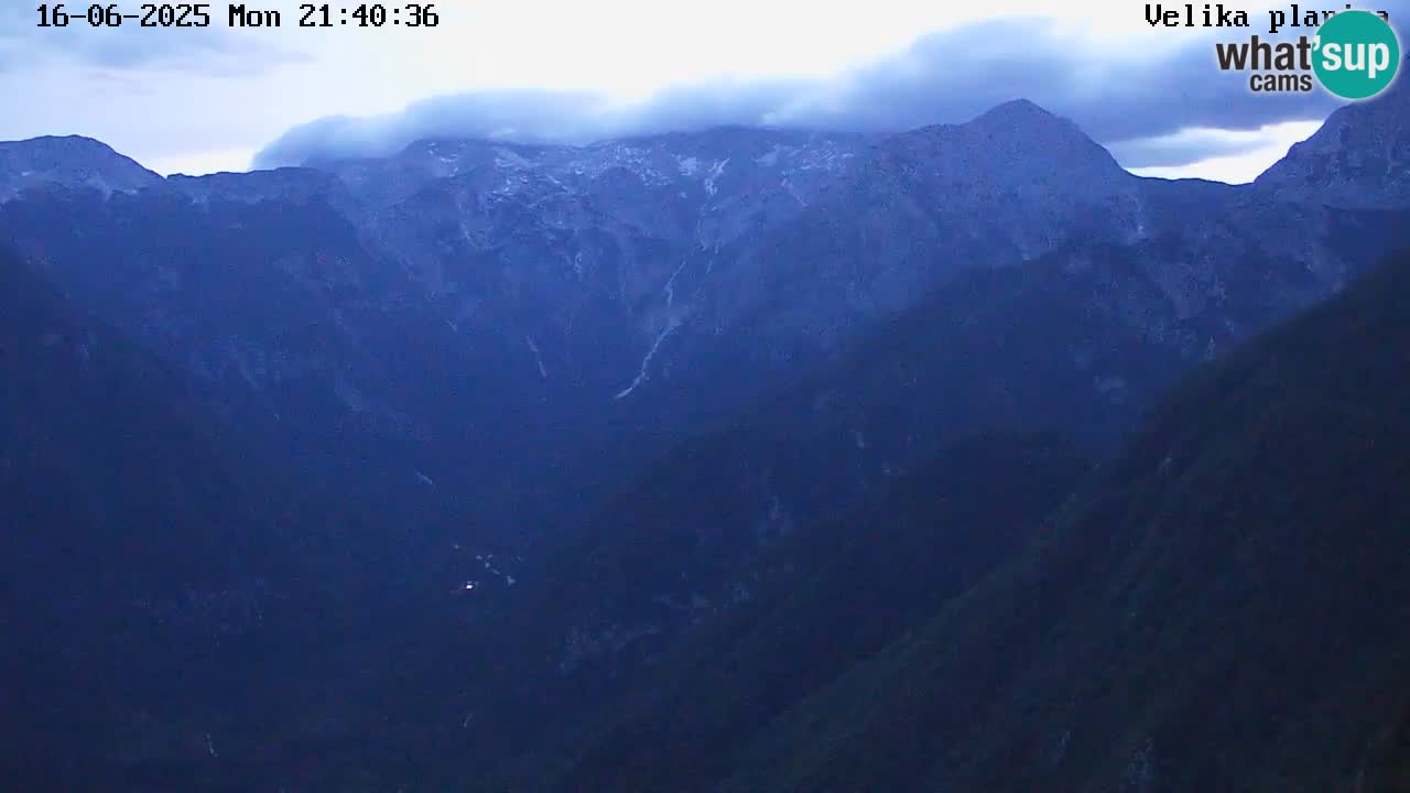 Valle Kamniška Bistrica | webcam Velika Planina
