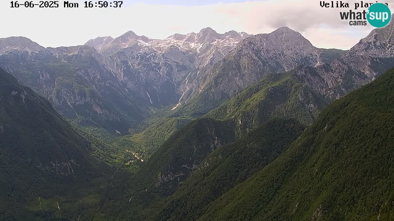 Valle Kamniška Bistrica | Webcam Velika Planina