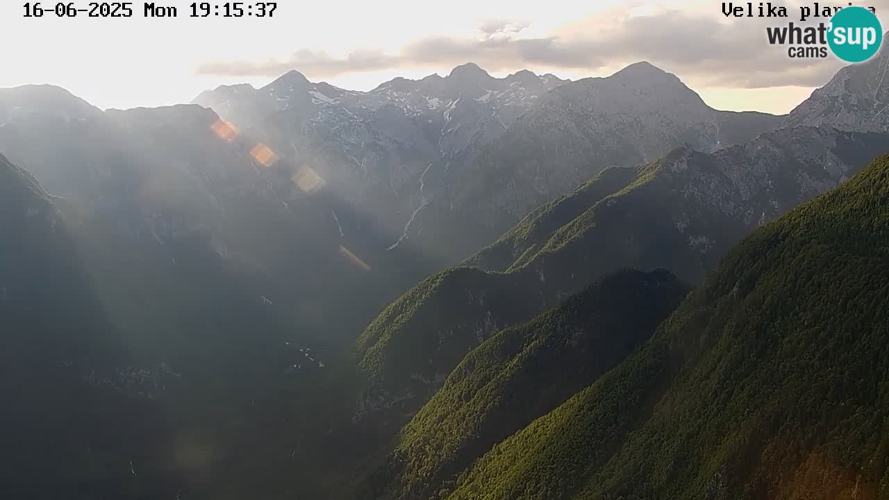 Vallée Kamniška Bistrica | webcam Velika Planina