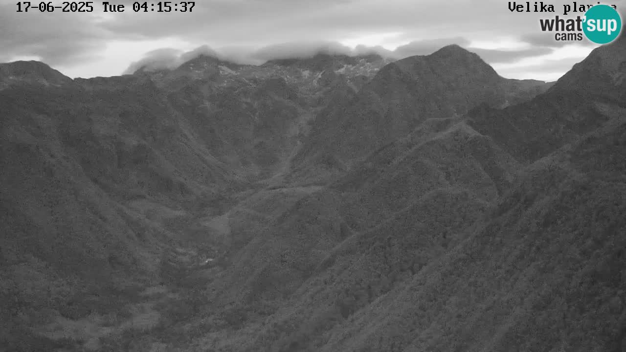 Valle Kamniška Bistrica | Webcam Velika Planina