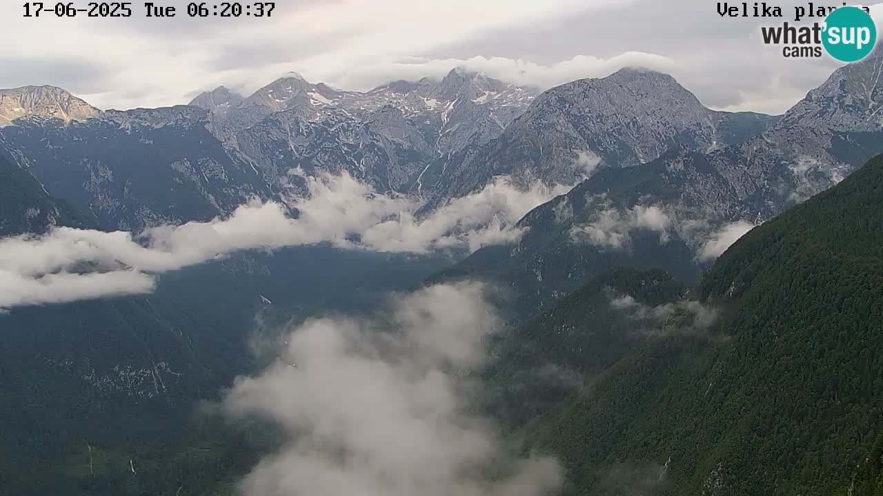 Vallée Kamniška Bistrica | webcam Velika Planina