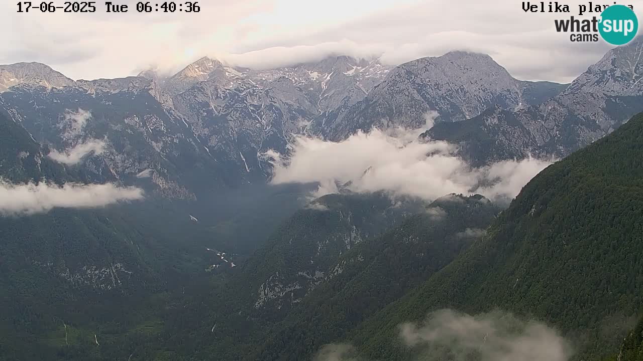 Valle Kamniška Bistrica | Webcam Velika Planina