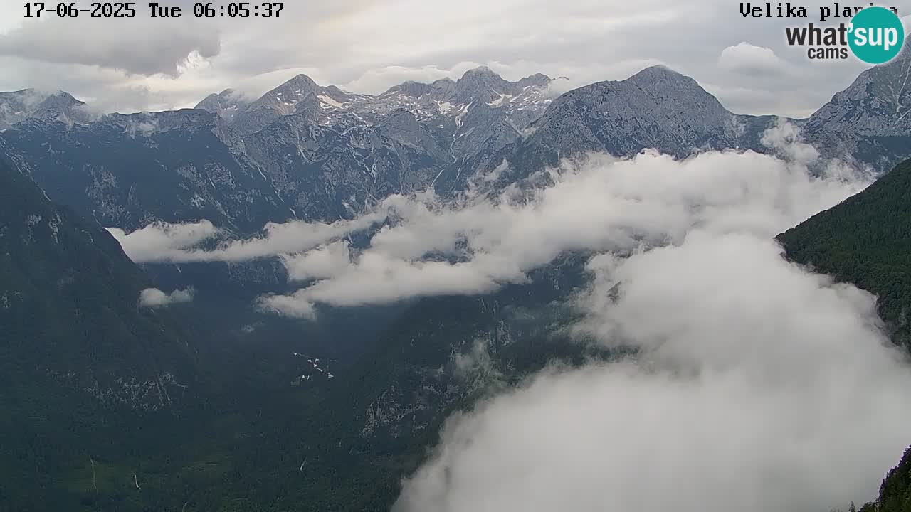 Valle Kamniška Bistrica | webcam Velika Planina