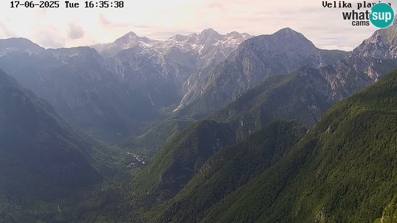 Valley Kamniške Bistrice | Webcam live Velika Planina