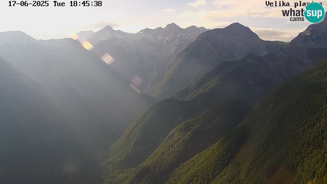 Vallée Kamniška Bistrica | webcam Velika Planina