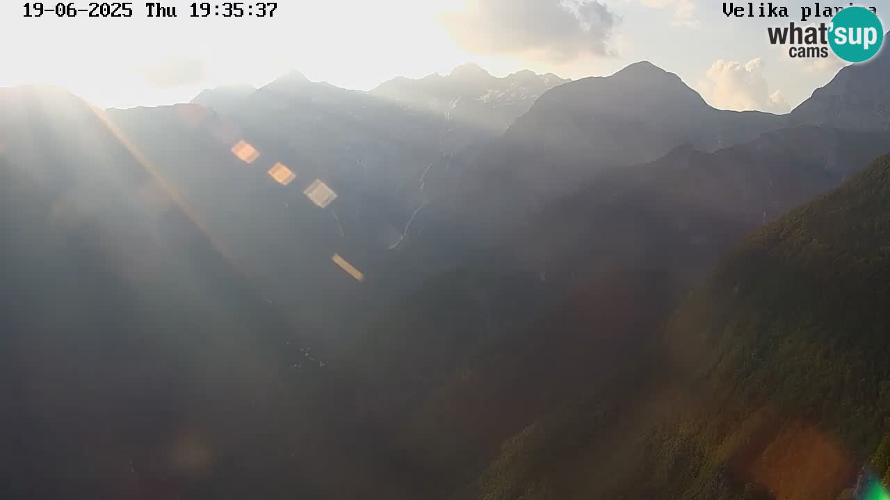 Valley Kamniške Bistrice | Webcam live Velika Planina