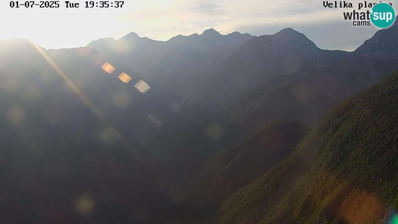 Dolina Kamniške Bistrice | Spletna kamera Velika Planina