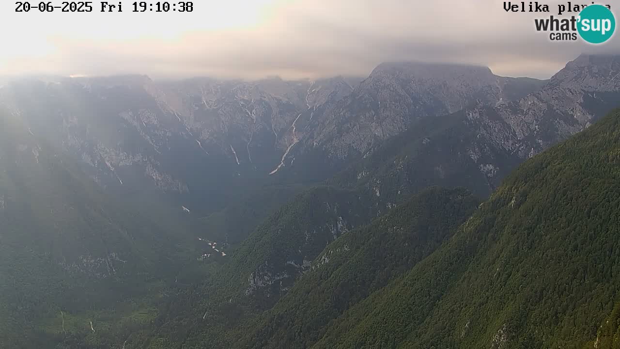 Valley Kamniške Bistrice | Webcam live Velika Planina