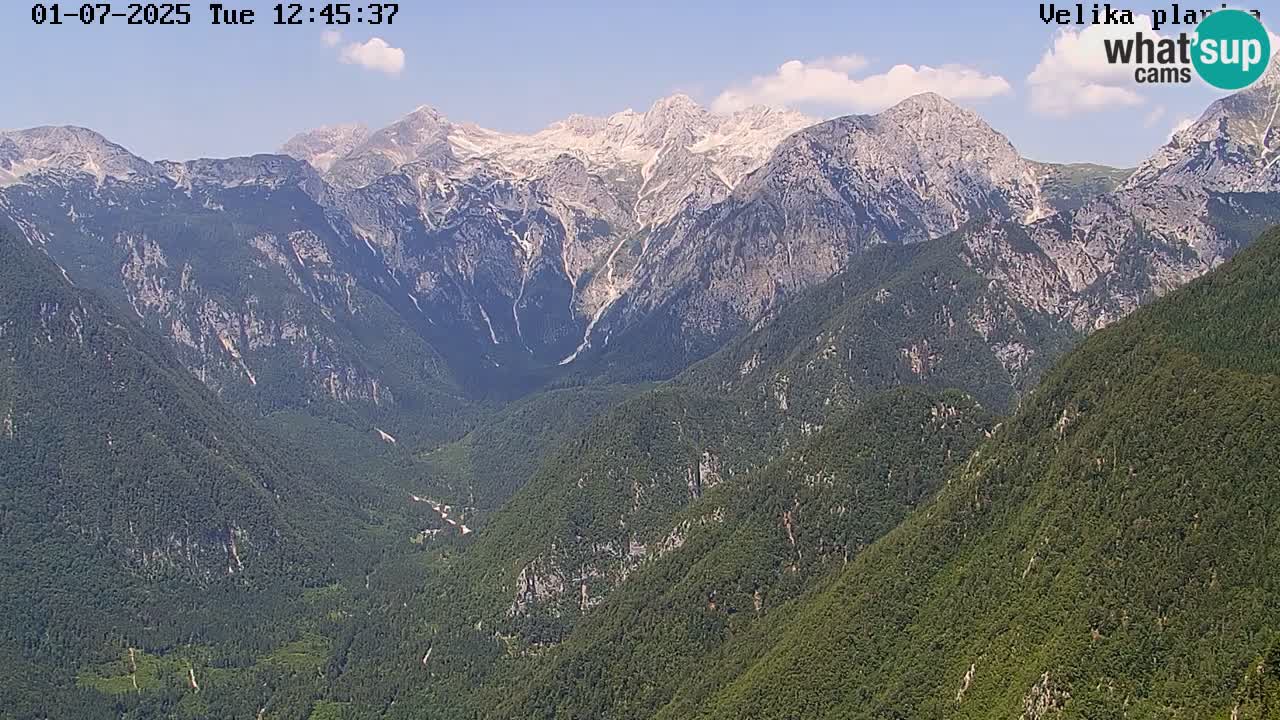 Dolina Kamniške Bistrice | Velika Planina web kamera