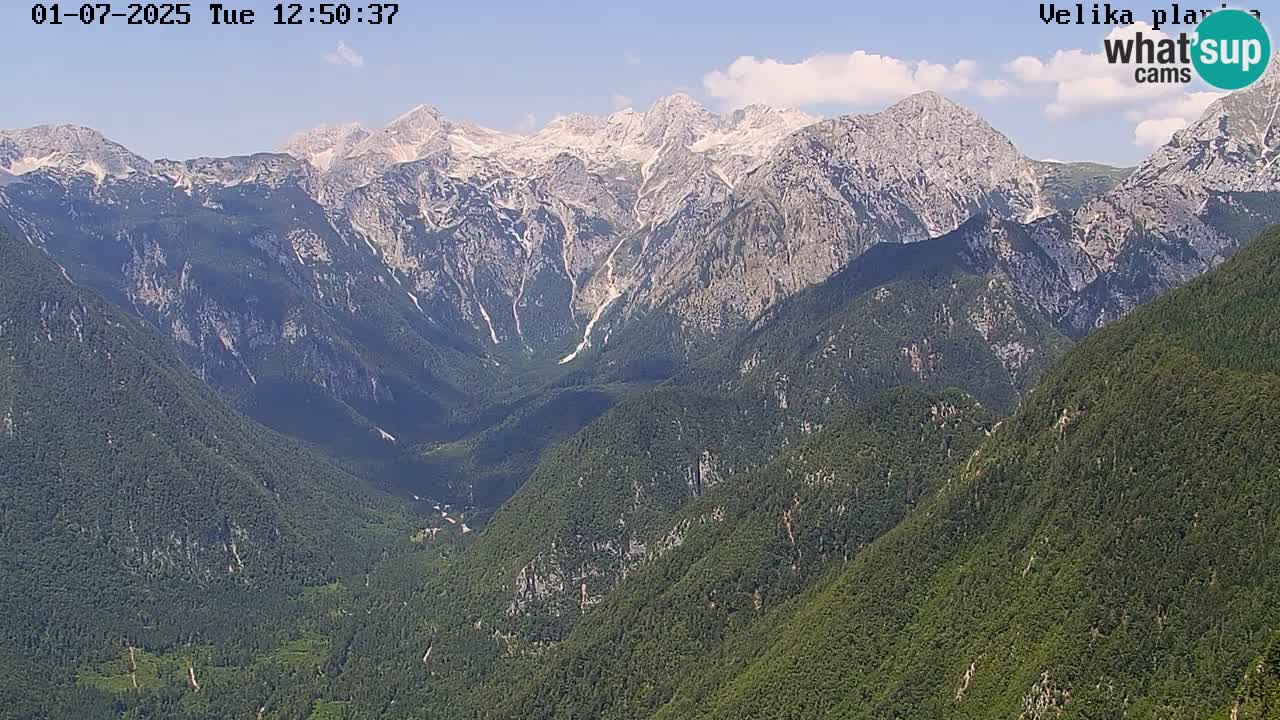 Kamniška-Bistrica Tals | Webcam Velika Planina