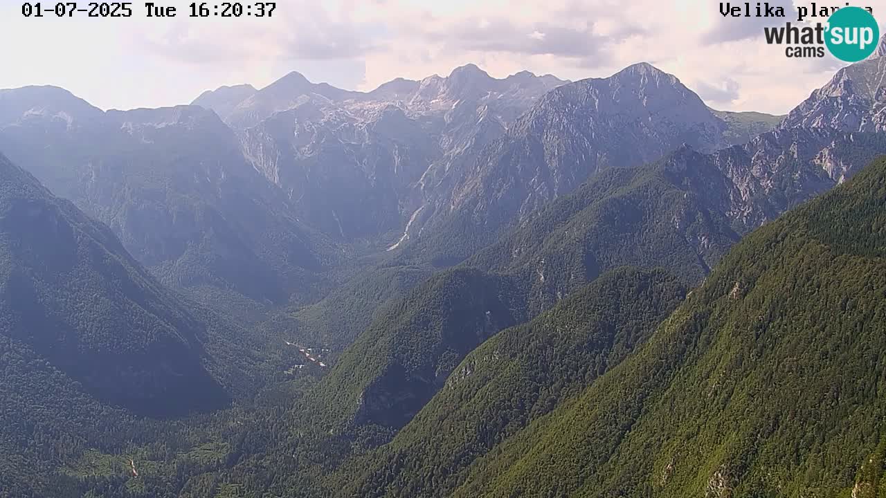 Valley Kamniške Bistrice | Webcam live Velika Planina