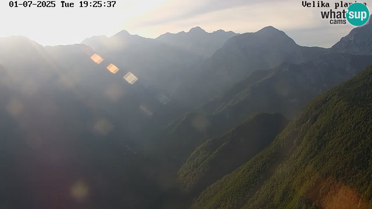 Valley Kamniške Bistrice | Webcam live Velika Planina