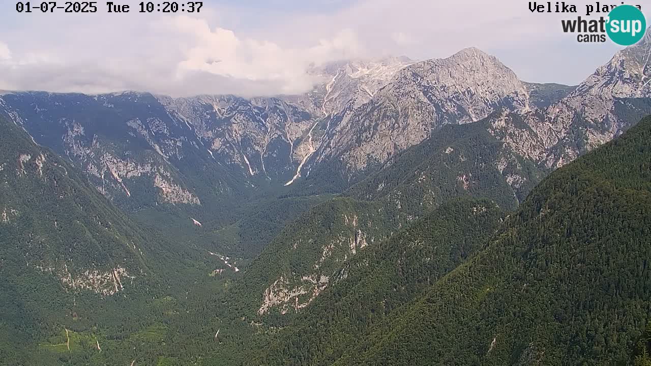 Valley Kamniške Bistrice | Webcam live Velika Planina