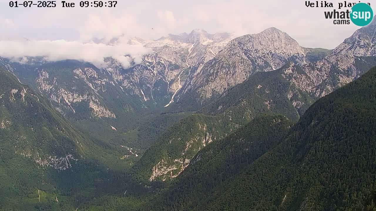 Valley Kamniške Bistrice | Webcam live Velika Planina