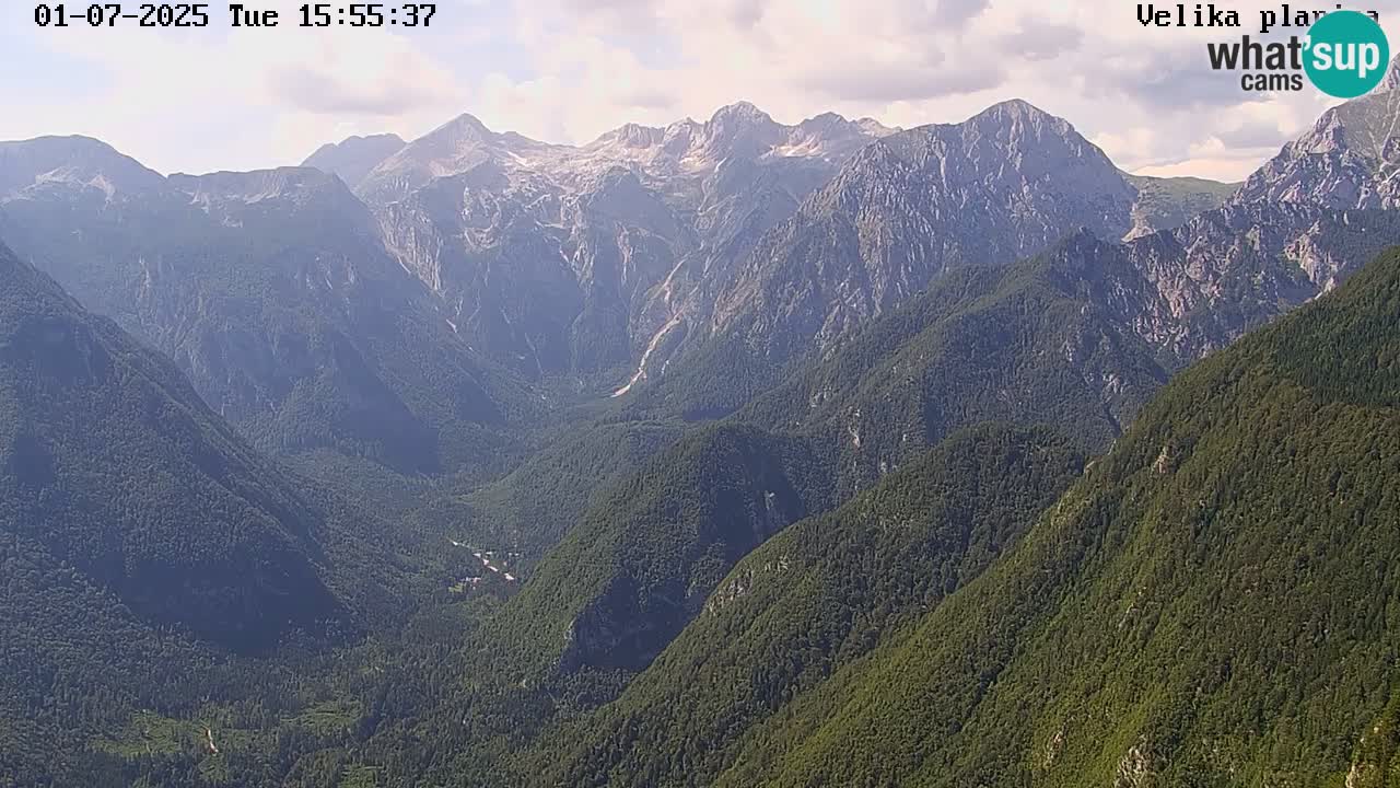 Dolina Kamniške Bistrice | Velika Planina web kamera