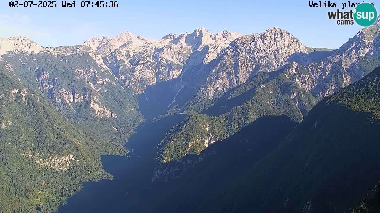 Valle Kamniška Bistrica | webcam Velika Planina