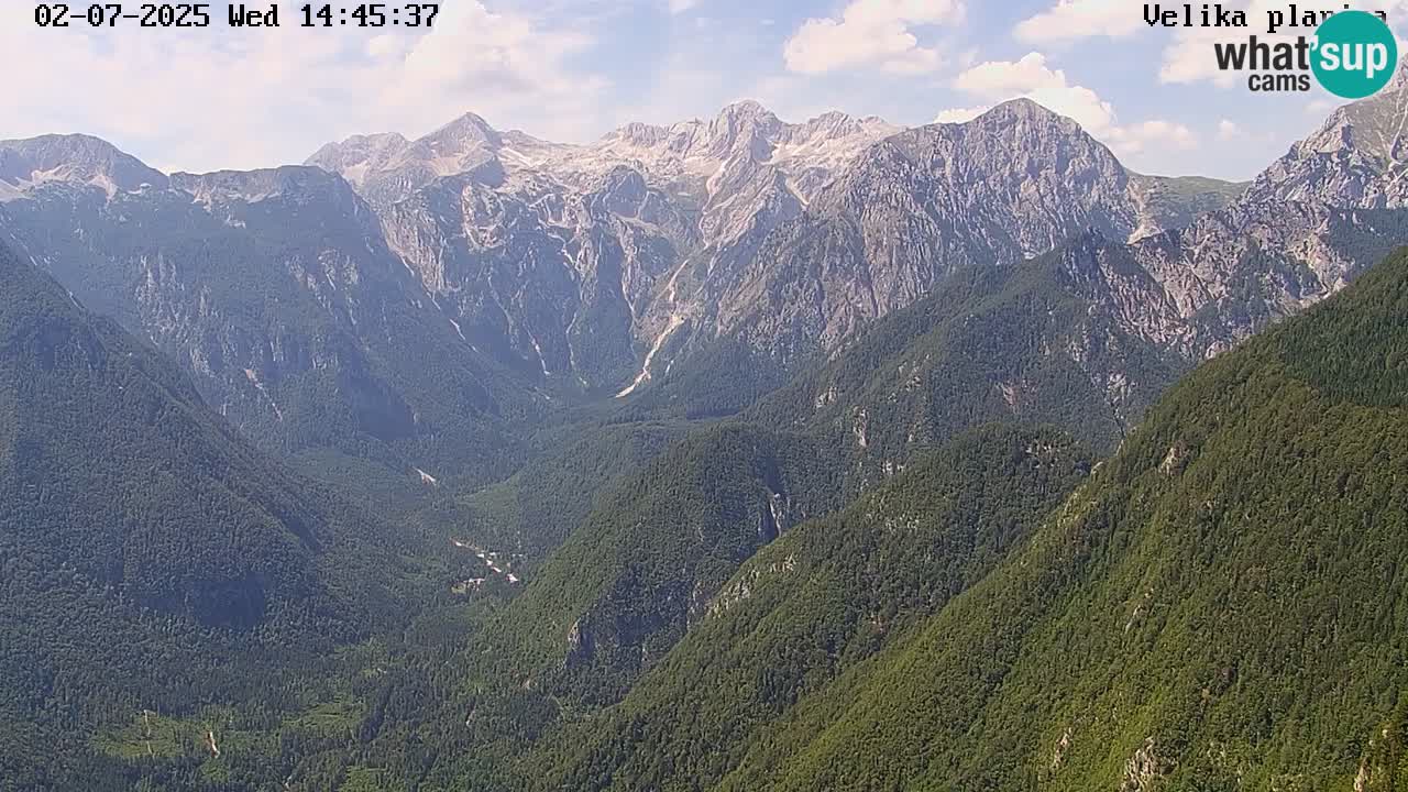 Vallée Kamniška Bistrica | webcam Velika Planina