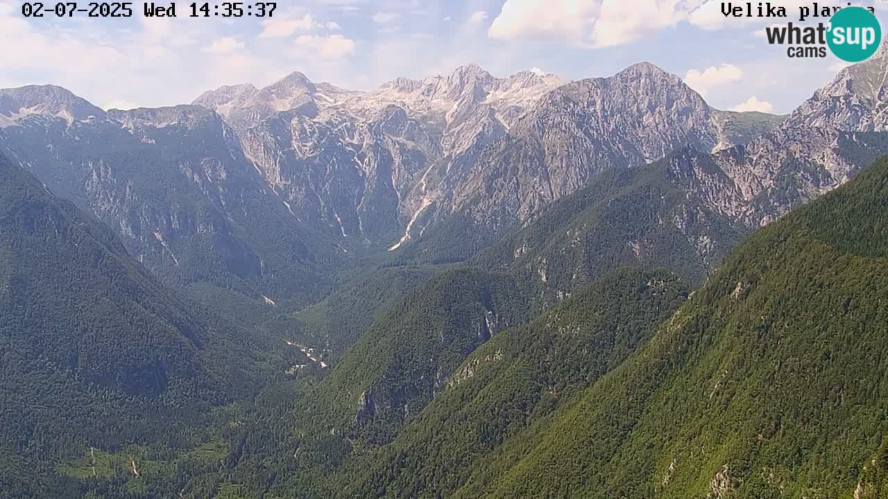 Dolina Kamniške Bistrice | Velika Planina web kamera