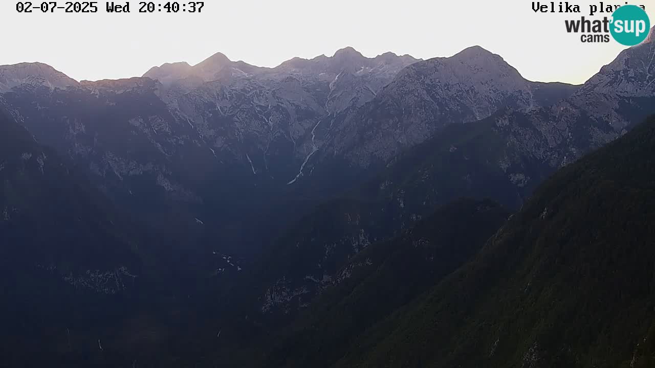 Valle Kamniška Bistrica | Webcam Velika Planina