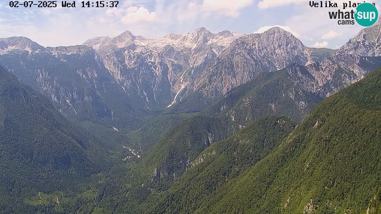 Valle Kamniška Bistrica | Webcam Velika Planina