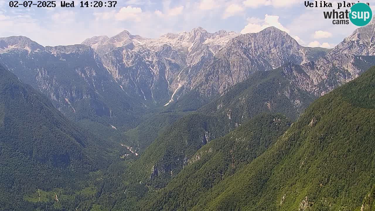 Valle Kamniška Bistrica | Webcam Velika Planina