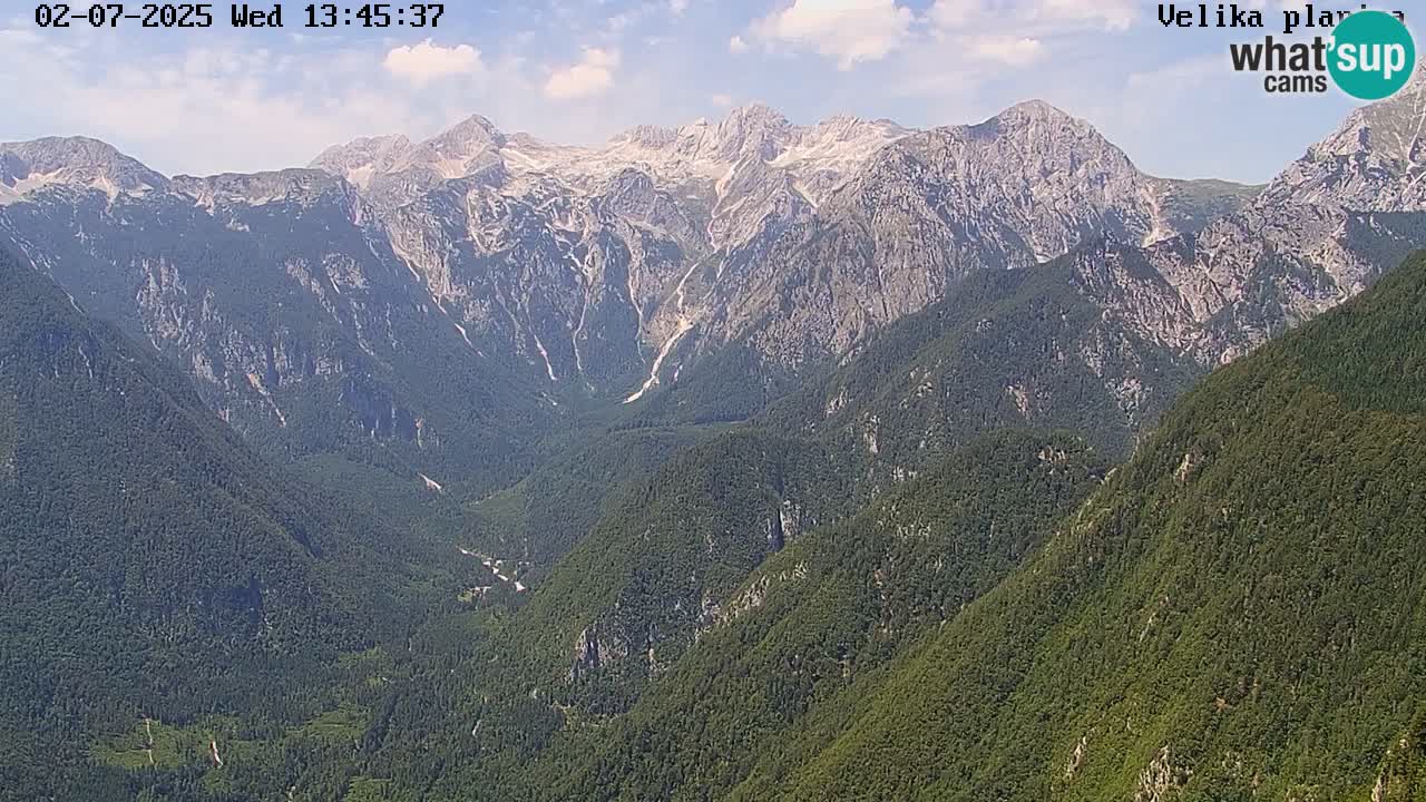 Vallée Kamniška Bistrica | webcam Velika Planina