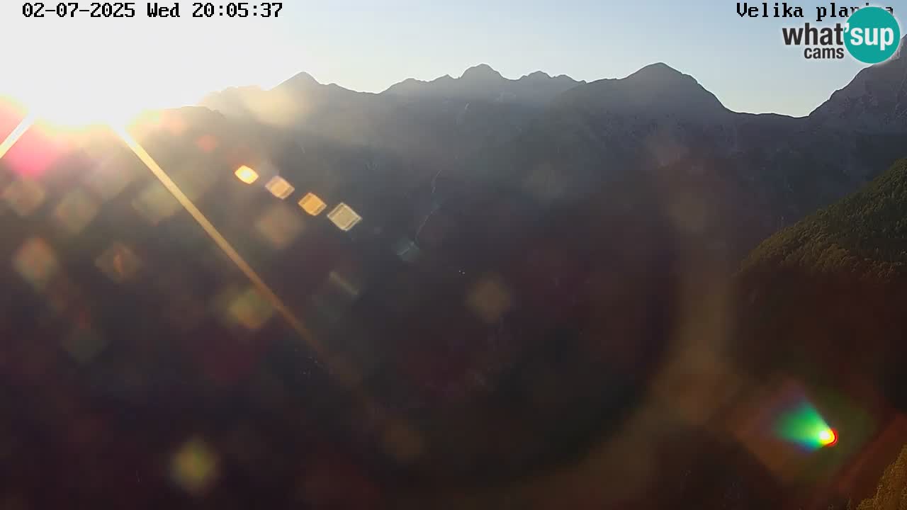 Valle Kamniška Bistrica | Webcam Velika Planina