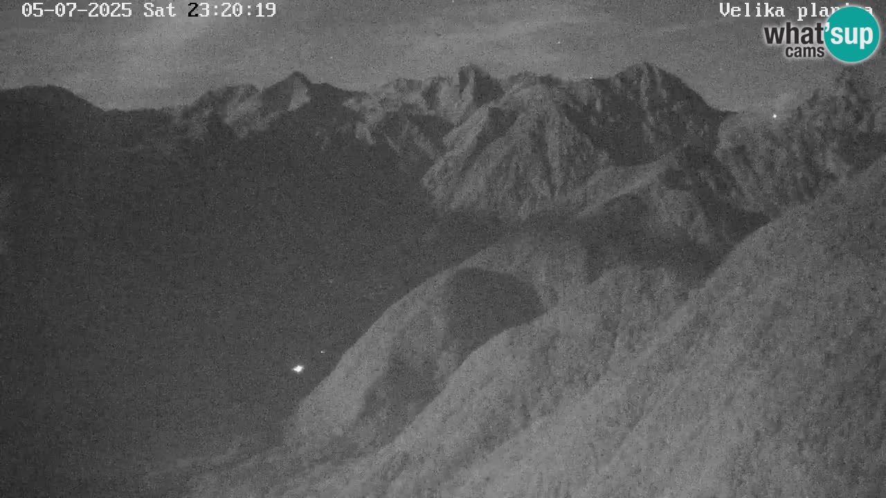 Valle Kamniška Bistrica | webcam Velika Planina