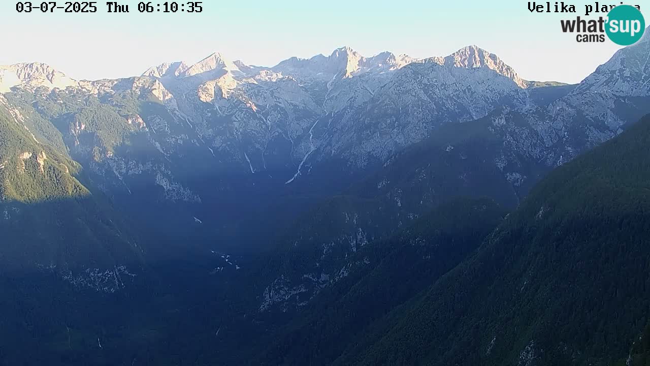Valley Kamniške Bistrice | Webcam live Velika Planina