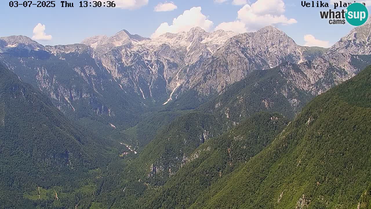 Valley Kamniške Bistrice | Webcam live Velika Planina
