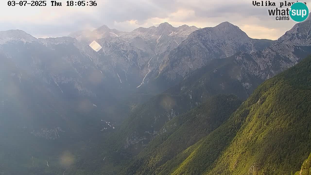 Dolina Kamniške Bistrice | Velika Planina web kamera