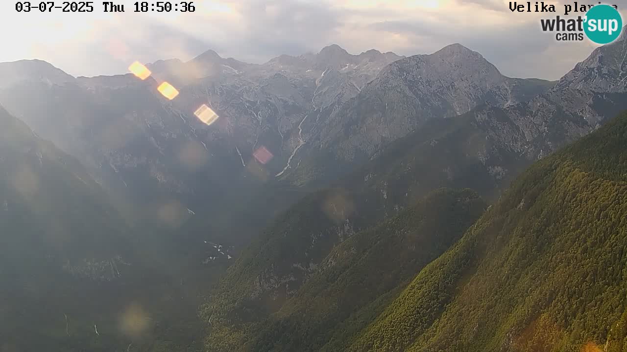 Valley Kamniške Bistrice | Webcam live Velika Planina