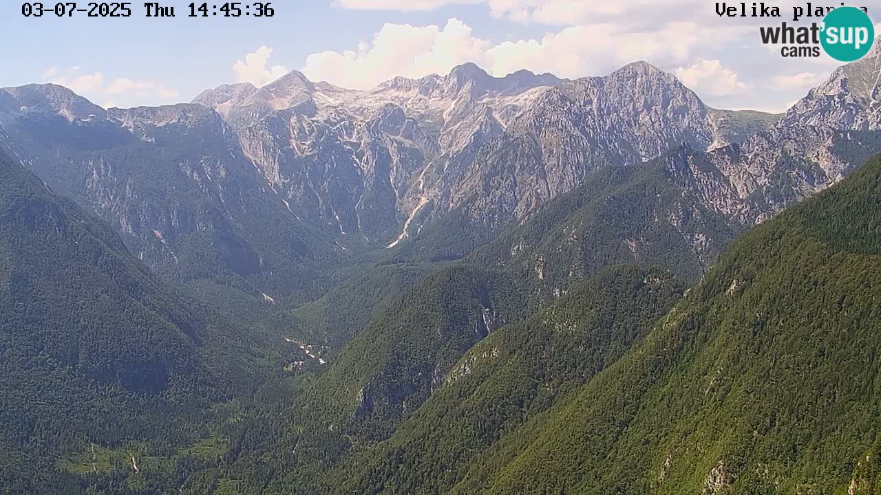 Vallée Kamniška Bistrica | webcam Velika Planina