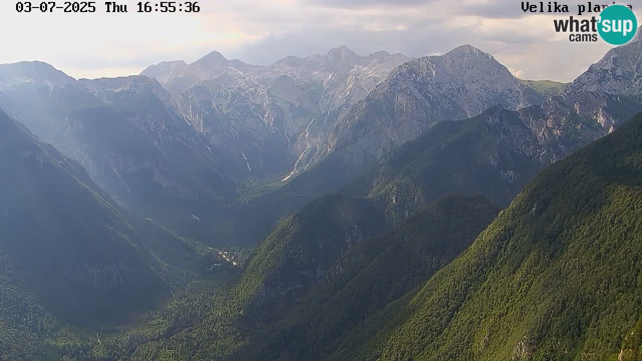 Dolina Kamniške Bistrice | Velika Planina web kamera