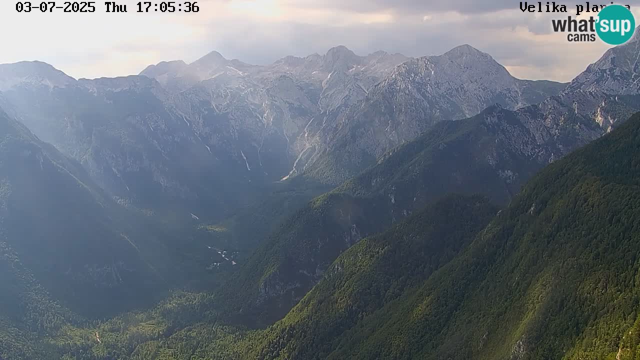 Valley Kamniške Bistrice | Webcam live Velika Planina