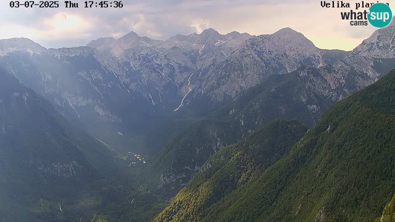 Valley Kamniške Bistrice | Webcam live Velika Planina