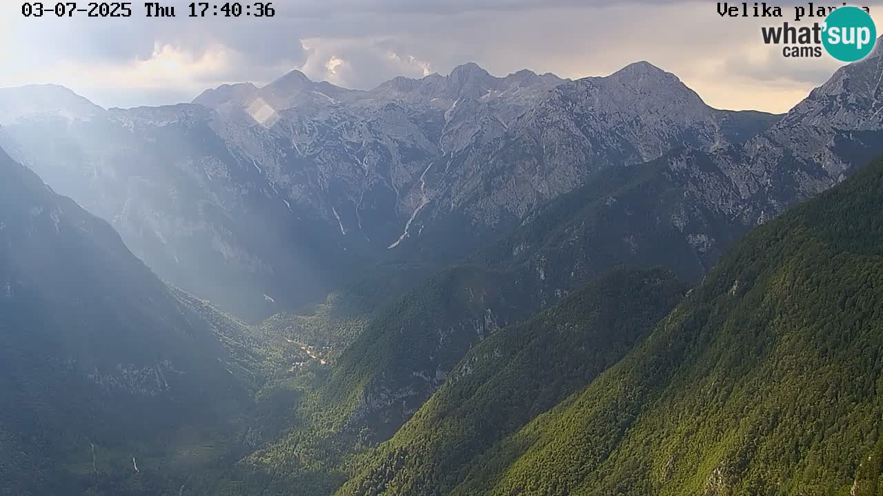 Dolina Kamniške Bistrice | Velika Planina web kamera