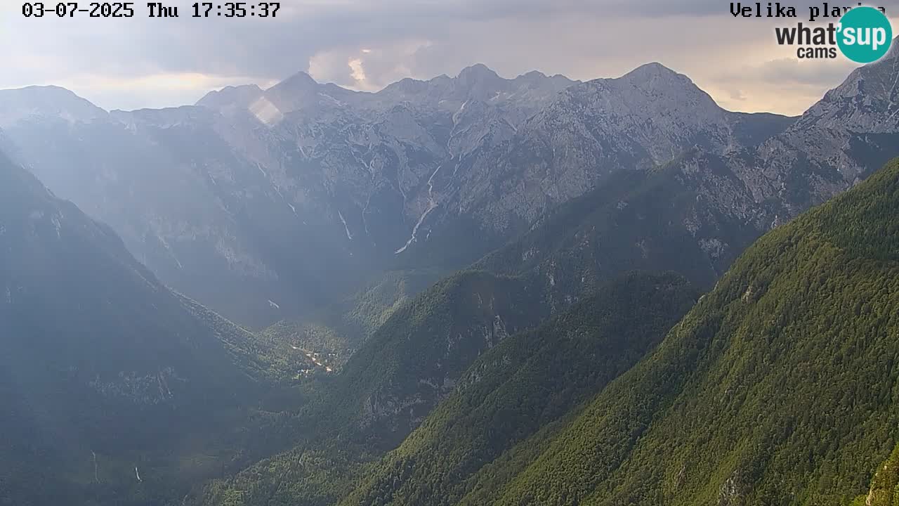 Dolina Kamniške Bistrice | Velika Planina web kamera