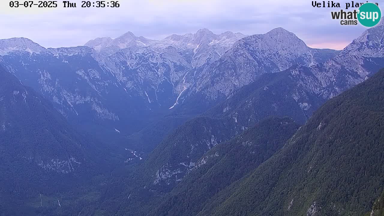 Kamniška-Bistrica Tals | Webcam Velika Planina