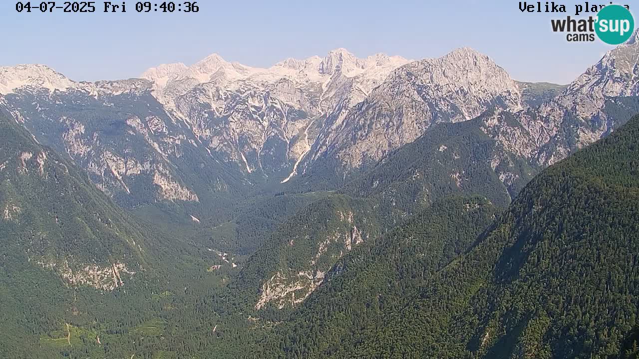 Valley Kamniške Bistrice | Webcam live Velika Planina