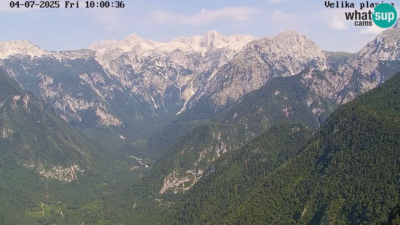 Vallée Kamniška Bistrica | webcam Velika Planina