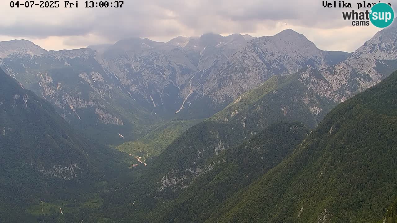 Vallée Kamniška Bistrica | webcam Velika Planina