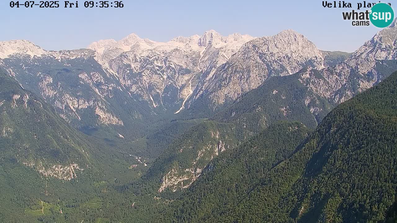 Vallée Kamniška Bistrica | webcam Velika Planina